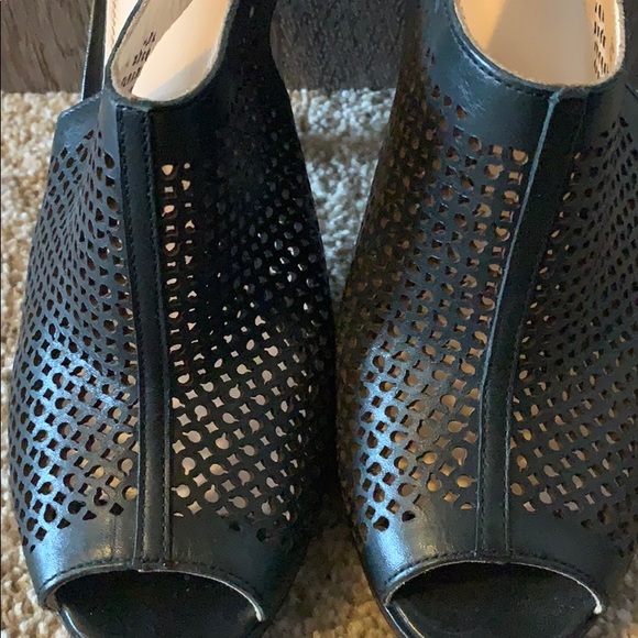 Coach Black Strap Heels - Picture 4 of 5